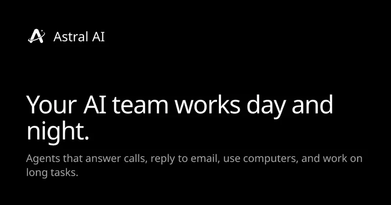 Preview image for Astral AI: AI agents that work for you
