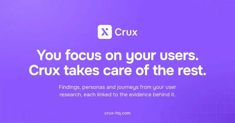 Preview image for You focus on your users. Crux takes care of the rest.