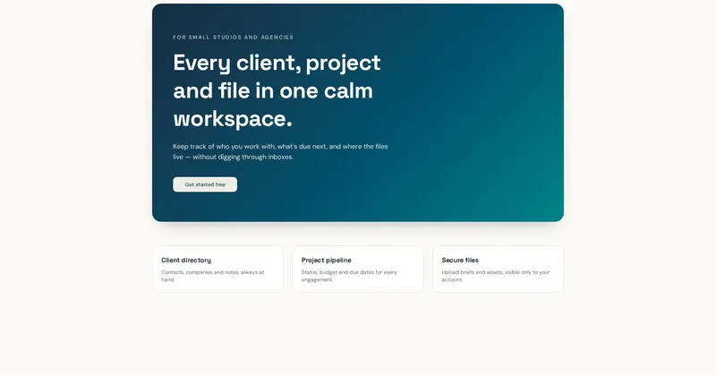Preview image for Agency Hub