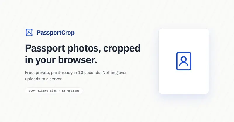 Preview image for Passport Photo Maker