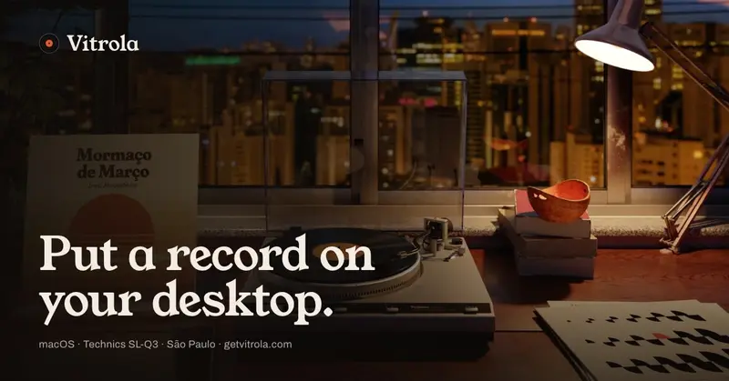 Preview image for Vitrola: a 1979 record player on your Mac desktop