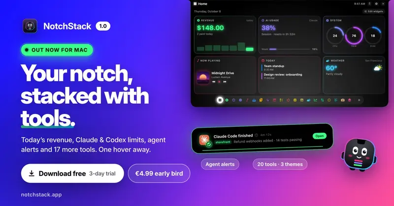Preview image for NotchStack